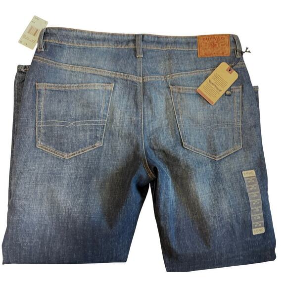 NEW Buffalo David Bitton Jeans Men’s 38 x 30 Relaxed Tapered BEN Blue Denim $99 - Picture 3 of 5